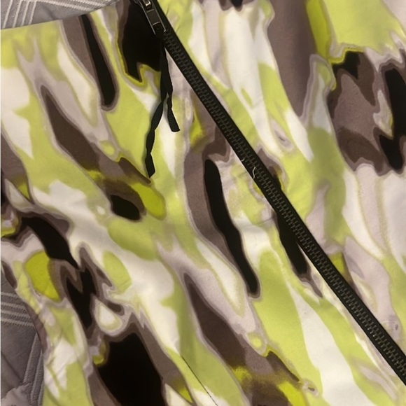 Taylor Green and Black Abstract Mini Dress - Picture 4 of 11